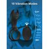 Vibrating Penis Ring with Remote Control for Men Couples Dual Cock Ring Delay Ejaculation Cockring Clit Stimulator Sex