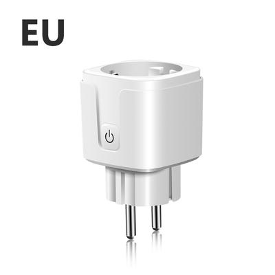 Smart Home Tuya Smart Life Smart Socket Eu Plug Network Wifi Outlet Use Voice Control Work With Google Home Alexa