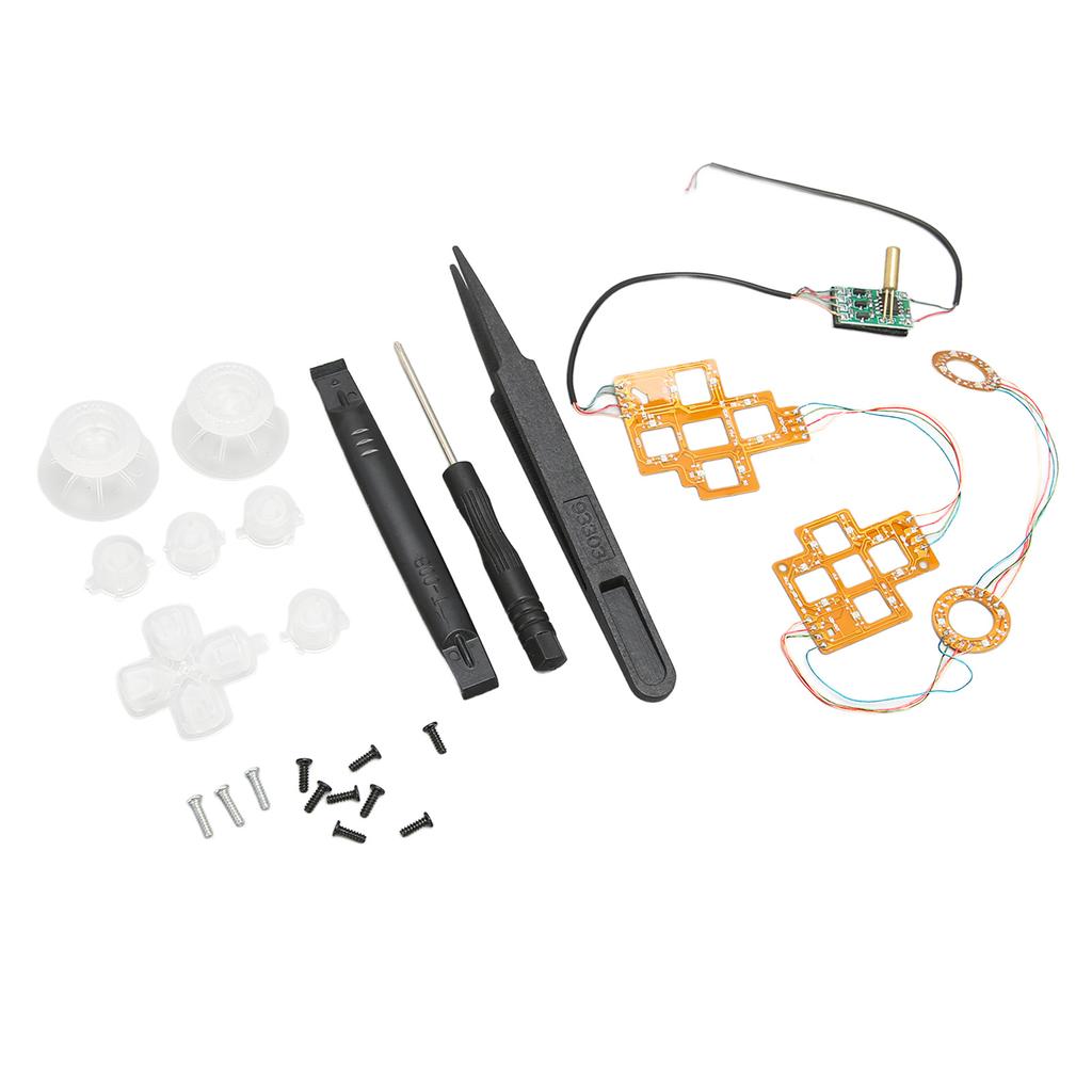 Face Buttons LED Kit Professional DIY LED Luminated Button Module for PS5 Game Controller