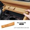 LHD Gear Storage Tray Black Orange Silicone Console For Lexus ES 2025 Anti Slip Organizer Interior Car Modification Accessories