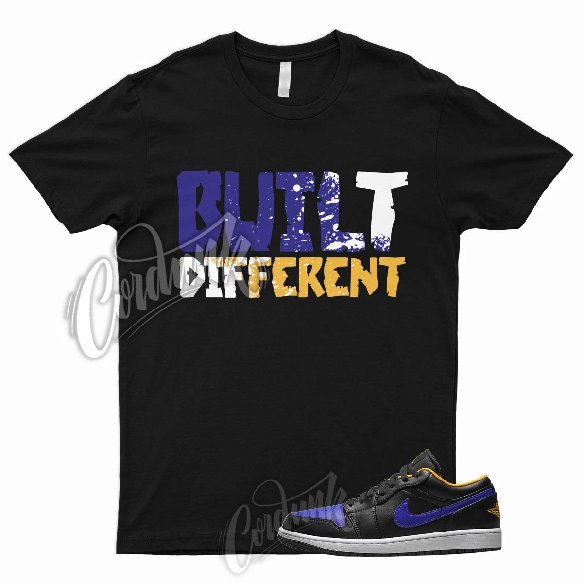 BUILT T Shirt for AJ1 1 Low Black Dark Concord Taxi Lakers Mid High To Match 2XL