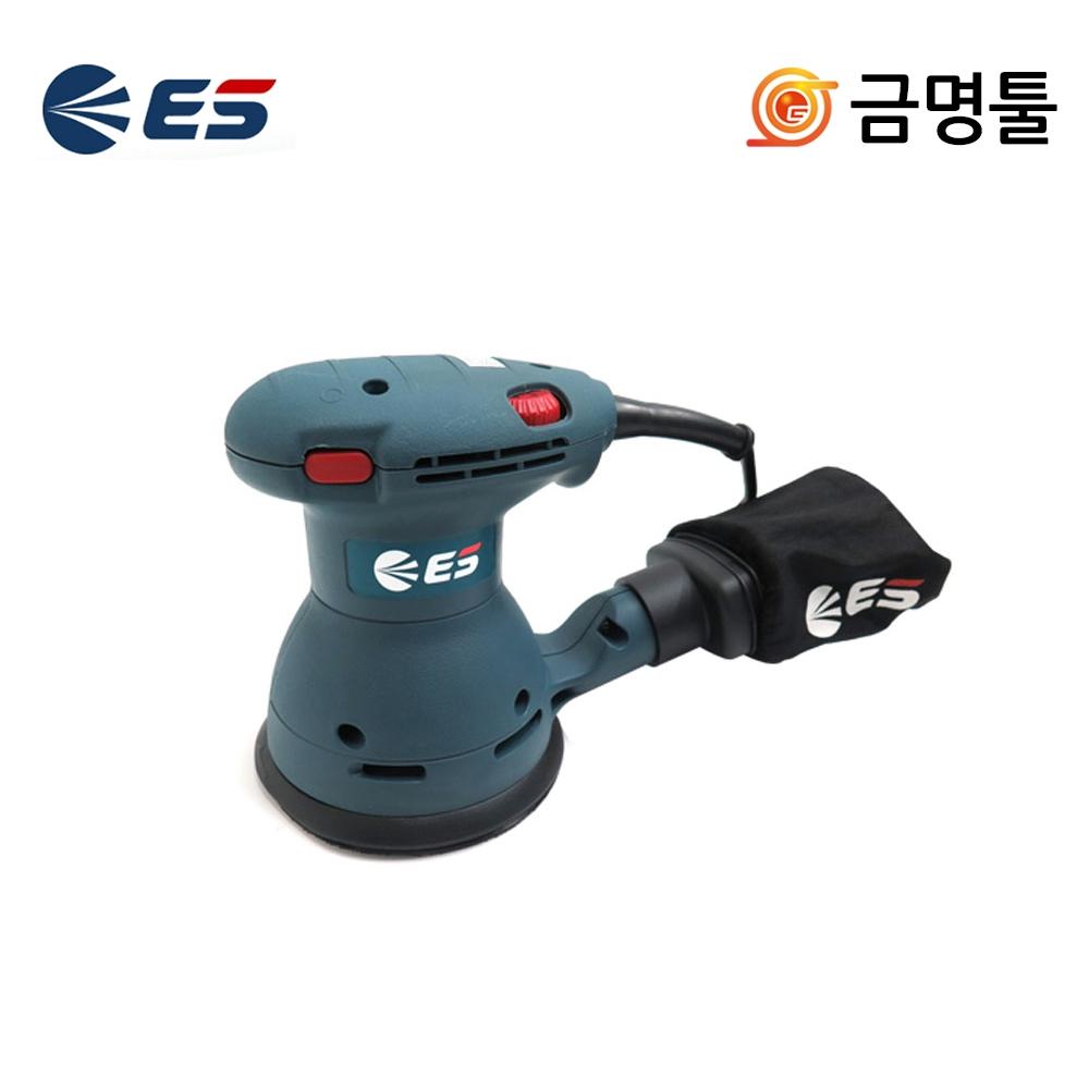 

ES Industrial PO705 Круглая шлифовальная машина 5 дюймов, 240 Вт, электрическая шлифовальная машина с контролем скорости, 8 отверстий, шлифовальная бумага для дерева