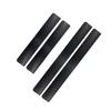 Step Carbon Fiber Scratch Scratch and Dirt Set of 4 and CloveCubeCar Guards, Magnetic, Look, Concealer, Reusable, Prevention, (Front Rear) (Black