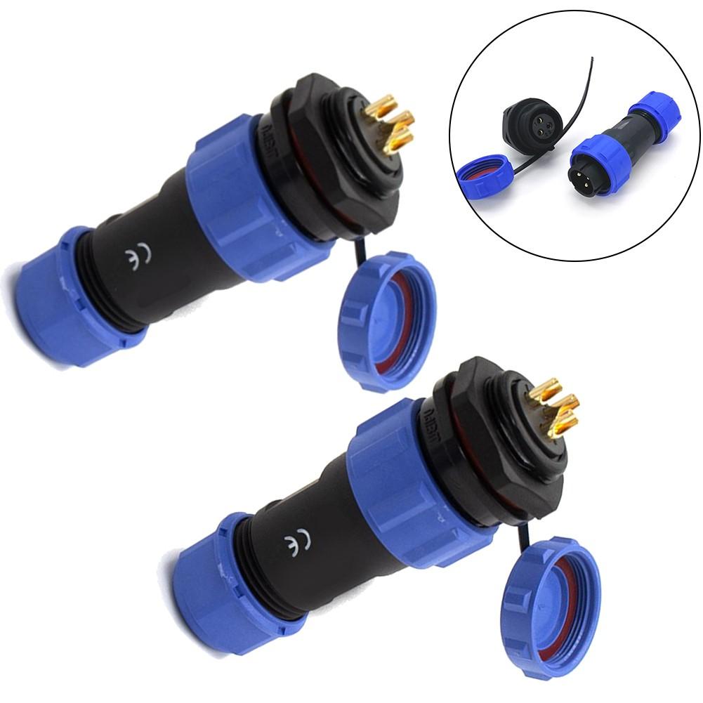 SP13 Series 3PIN Waterproof Aviation Connectors Set for Industrial Use