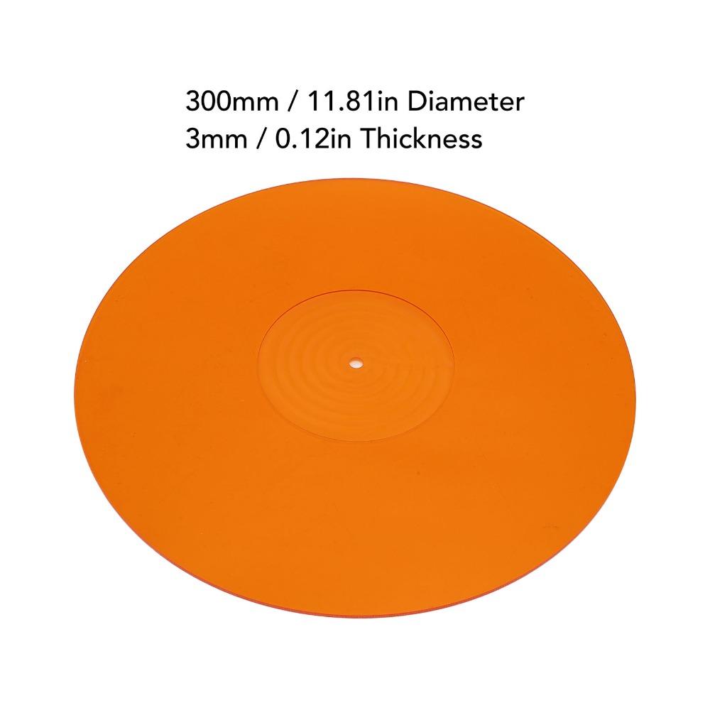 Improve Sound Quality Turntable Slipmat Acrylic Platter Mat for LP 12 Inch Record for Turntable Use