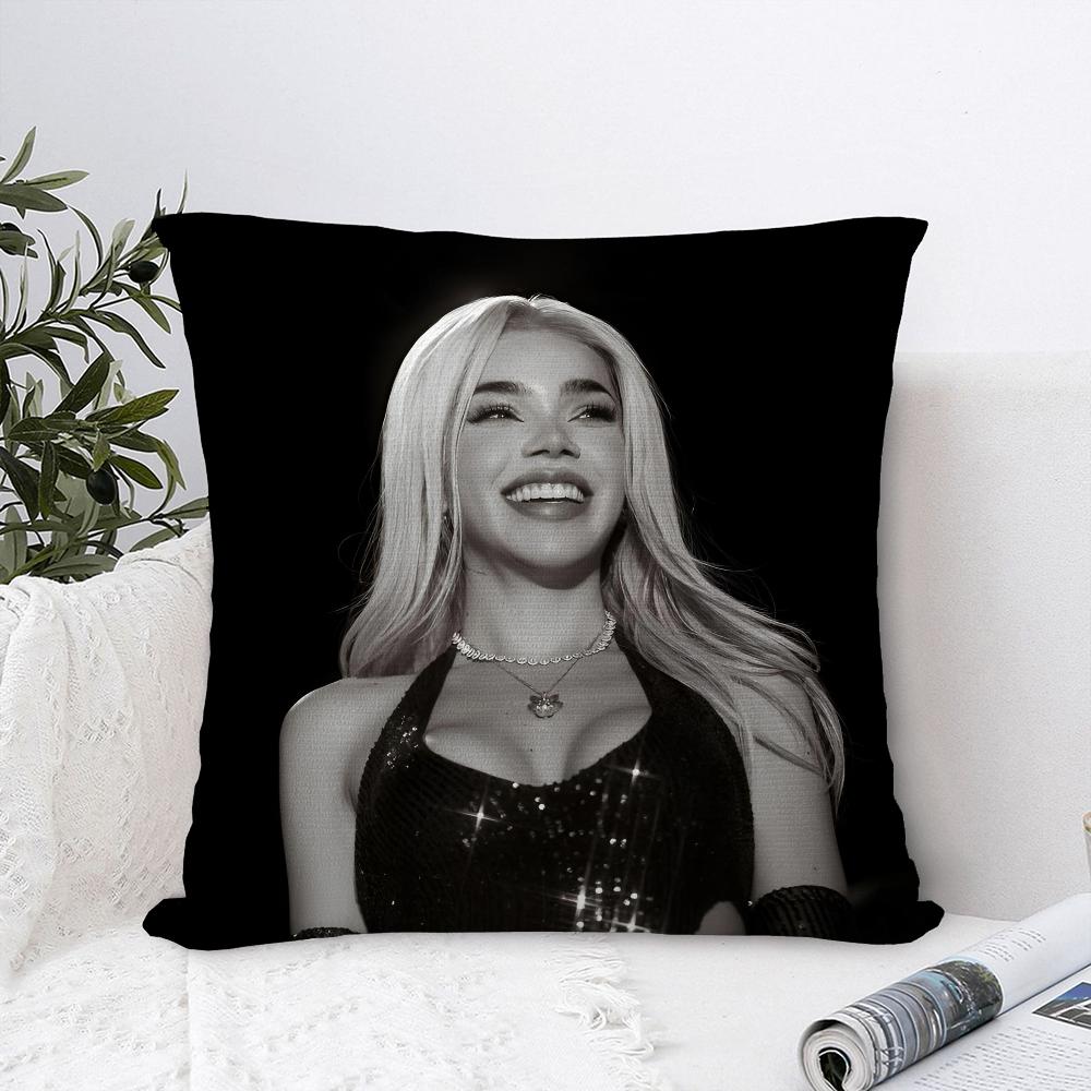 Singer K-Kenia Os Pink Aura Pillow Case Plush Fabric Soft Pillowcase Double Sided Print Sofa Cushion Cover Throw Pillow Cover