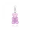         Nostalgia Bear Lavender Classic Connector Silver                          