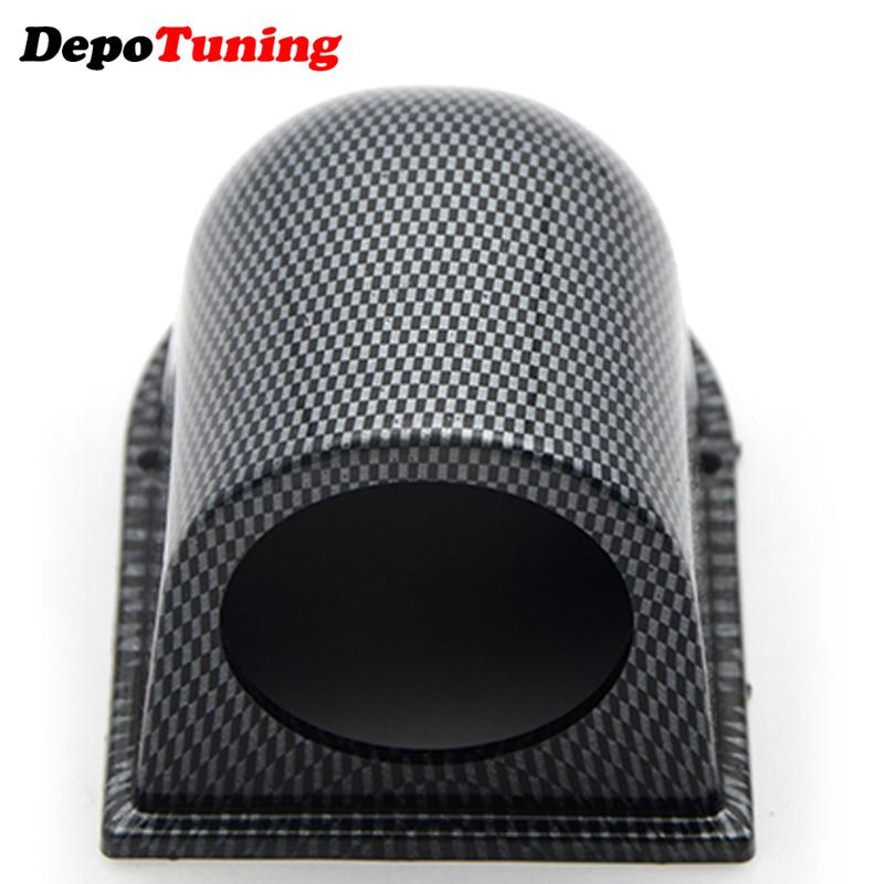DepoTuning Universal Carbon 2inch 52mm Single Hole Auto Gauge Pod Holder