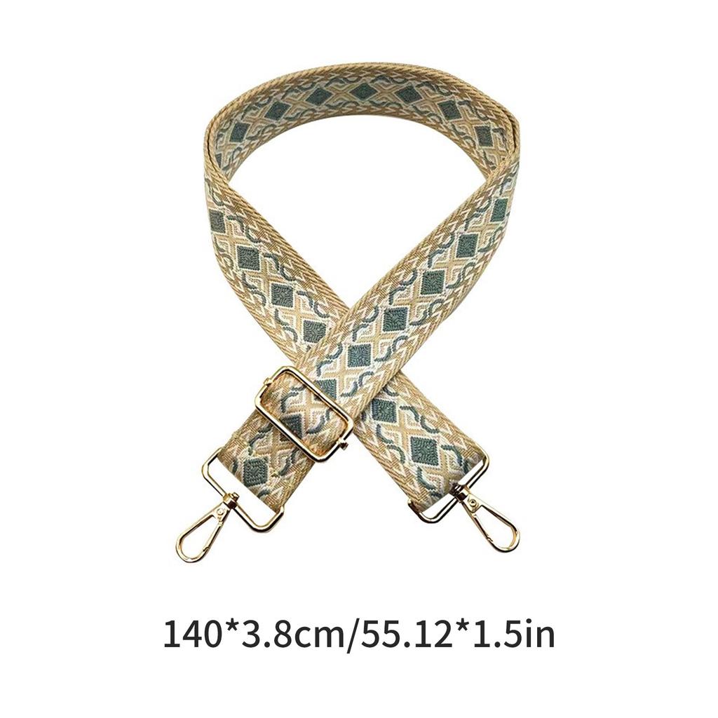 Regulowany Szeroki Pasek do Torby z Etnicznym Wzorem Trwały Etniczny Pasek do Torby Zamienny Etniczny Pasek na Ramię do Torby Trwały