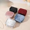 Mini Cute Square Cosmetic Bag Women Portable Earphones Lipstick Sanitary Napkins Storage Pouch Small Makeup Zipper Bags