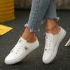 Fashion Women Breathable Fashion Sneakers Flat Casual Designer Shoes Women Vulcanize Anti-slip Walking Flat Sneakers Zapatos De Mujer
