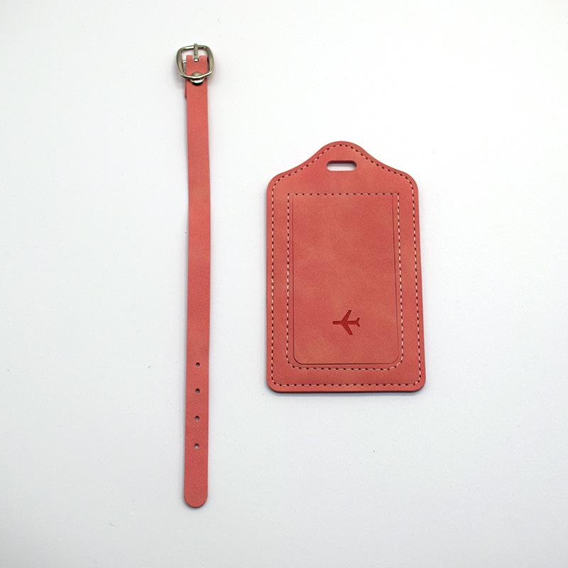 Multicolor PU Leather Passport Cover & Luggage Tag Set