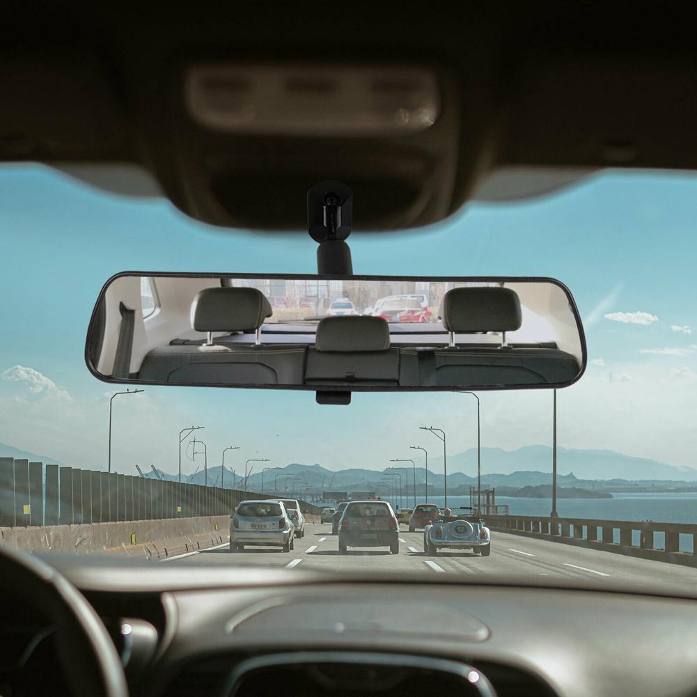 

10 Inch Interior Mirror Easy To Install Auto Inside Rear View Mirror ABS Glass Internal Mirror Car Accessories for Universal Car чёрный