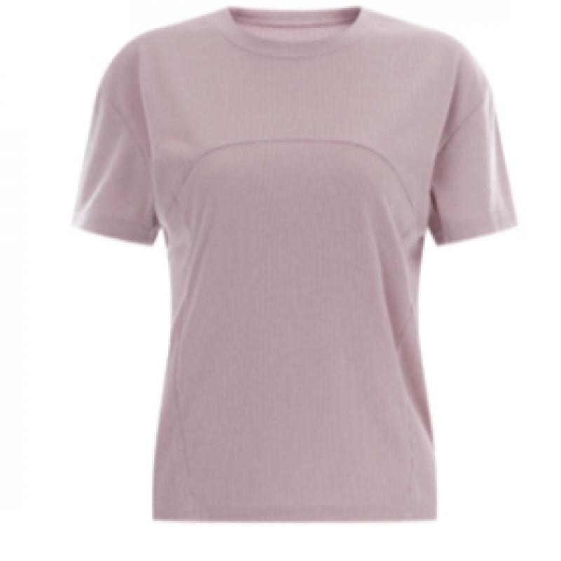 Shop   Women CuTouT PaTTern Rib Span ShorT Sleeve T shirT minT Dai Wsh 11951