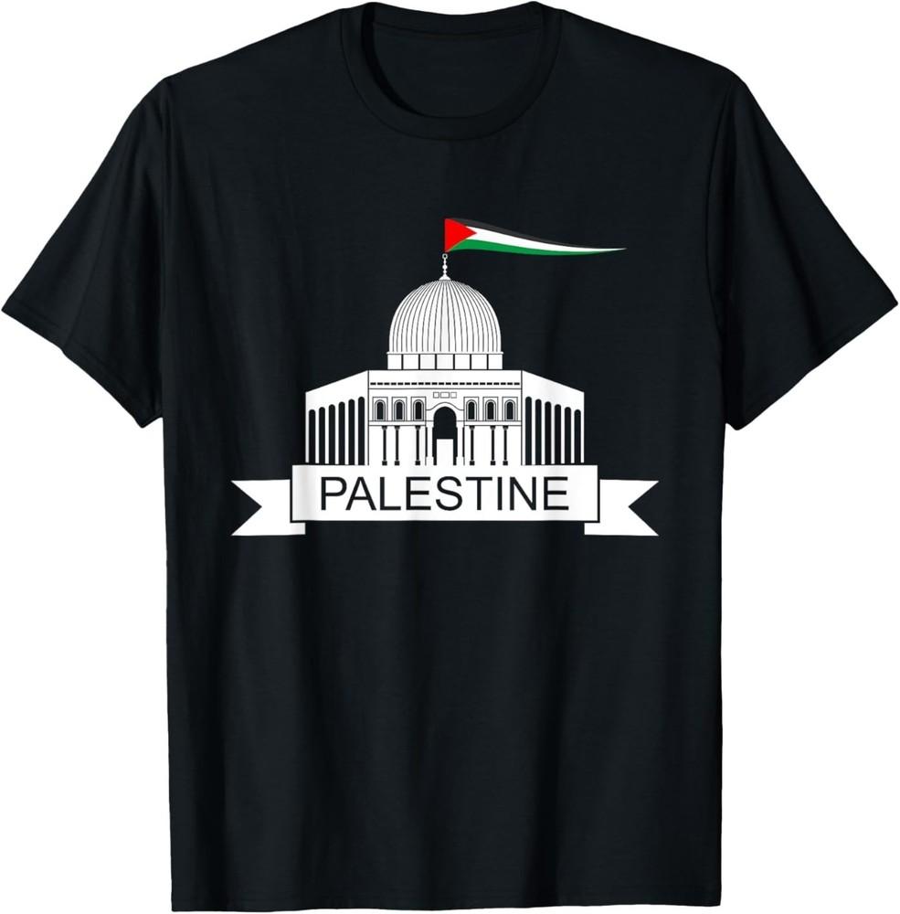 Палестина Свободная Палестина на арабском Свободный Газа Флаг Палестины Унисекс Футболка S