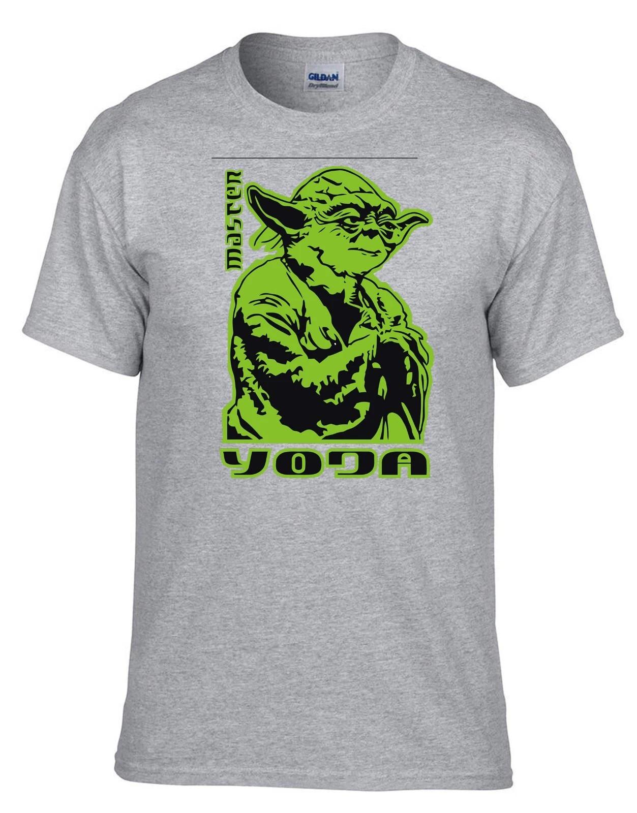 Star Wars MASTER YODA Grau T-Shirt XS