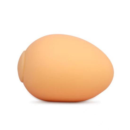 Simulated Egg Stress Ball Soft Stretch Squeaky Egg Squeeze Fidget Toy Anxiety Relief Soft Stress Ball Pinch Sensory Toy