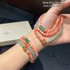 New High-End Multi-Layered Chinese Beaded Bracelet for Women - National Style Exquisite Hand String