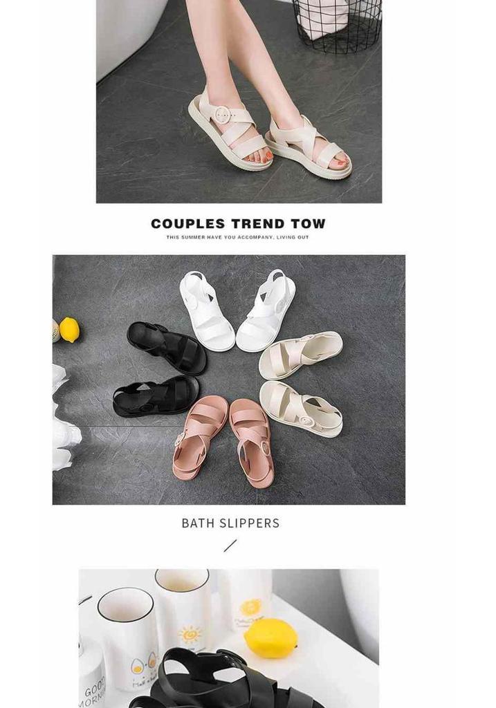 2026 Summer Women's Korean Style Roman Harajuku Flat Sandals