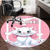 Personalized M-Marie Round Chair Office Rug - Perfect for Mat, Office Chair & More - Ideal Gift for Birthdays and Holidays