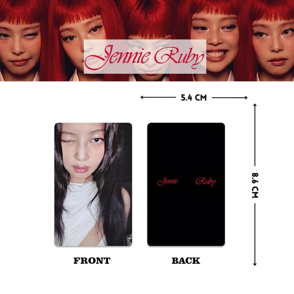 Jennie Kim RUBY Album Special Lucky Card