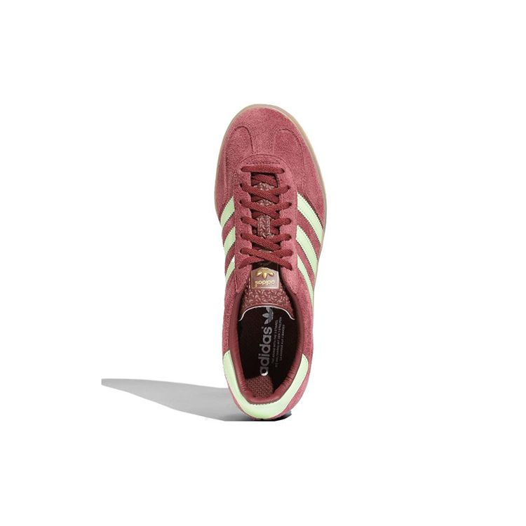 Adidas Gazelle Indoor Shadow Red Semi Green Spark Unisex Sneakers Gum IH7487