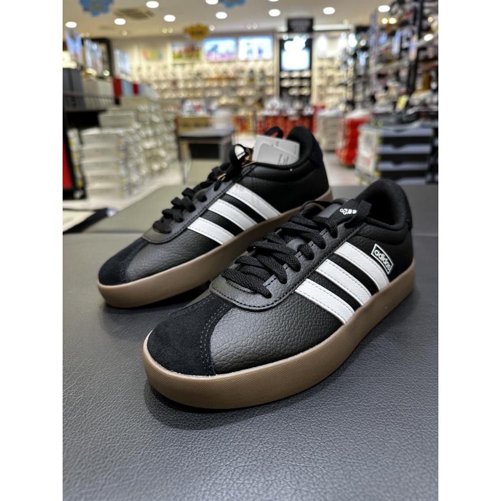 

adidas [S Market] ADIDAS VL COURT 3.0 ID8796 adidas Черные кожаные кроссовки для скейтборда Женская обувь