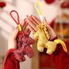Year of Horse Year of The Horse Pendant Long Hair New Year Decorations Horse Year Pendant Soft Stuffed Animal
