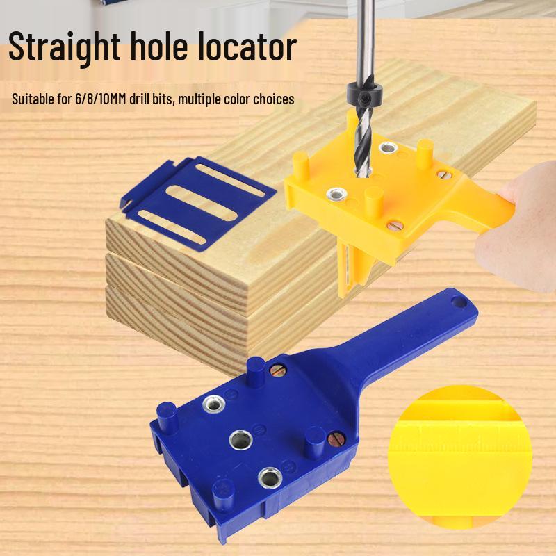 ABS Plastic Handheld Woodworking Straight Hole Drilling Locator Tool