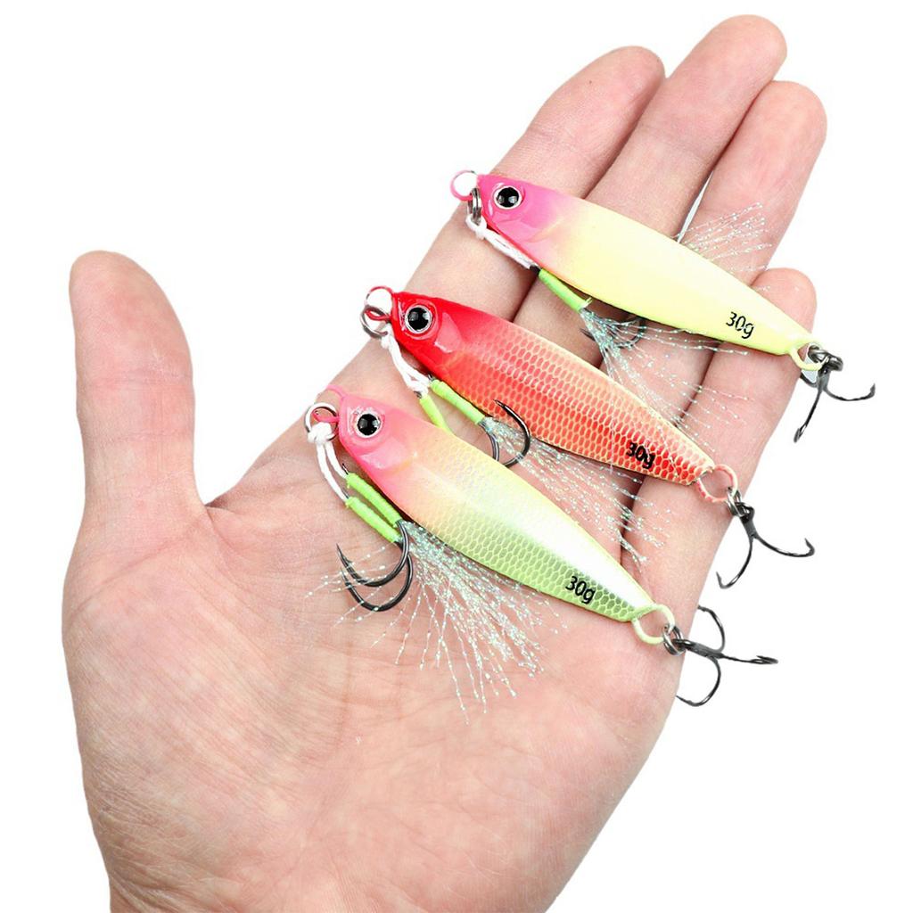 Haczyk do jigowania przynęty obrotowe świecące przynęty wędkarskie sztuczne przynęty długo rzucana łyżka jigowa łatwa w użyciu