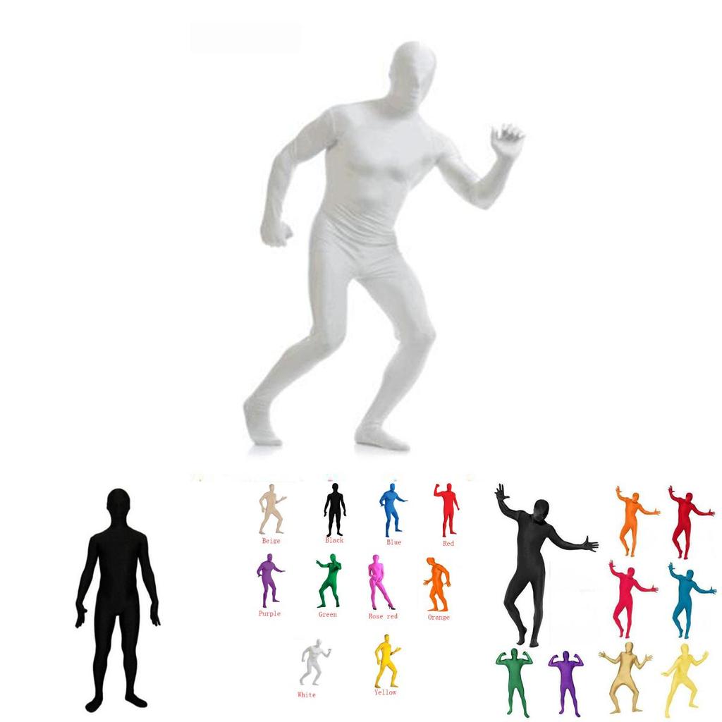 Premium Full Body Lycra Spandex Skin Suit Catsuit For Halloween Party Wear Unisex