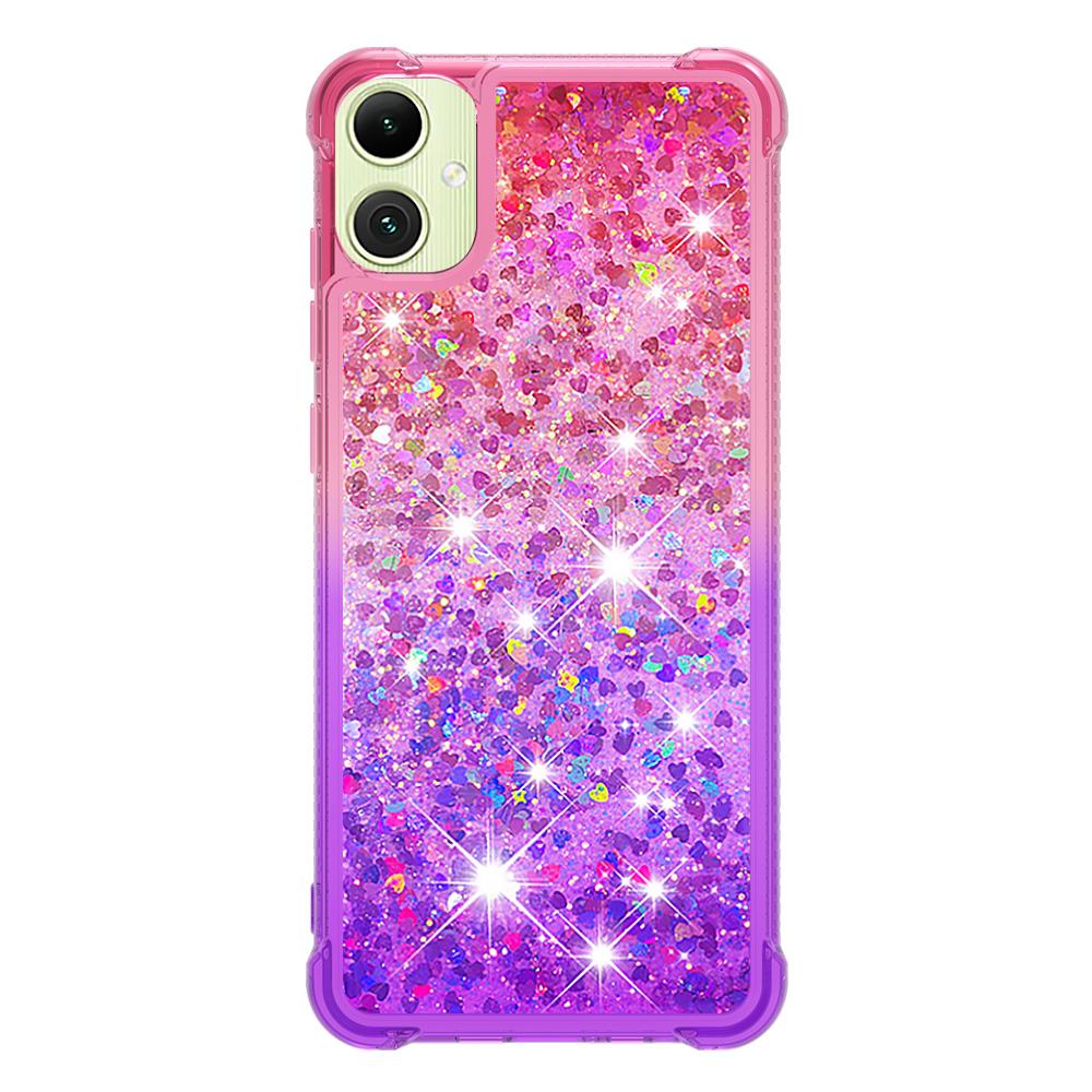 Treibsand Hülle für Samsung Galaxy A07 A06 Glitzer Flash Farbverlauf Hülle für Samsung A26 A36 A56 A05 A05s Handyhülle Fundas Coque