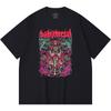 230 Gsm 100% Cotton Heavy Metal T-Shirt  Rock Band Popular Music Print Unisex Heavy Cotton T Shirt