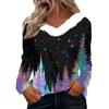 Long Sleeve Shirts For Women Cute Tops Christmas Prints Tees Blouses Casual Plus Size Basic Tops Pullover