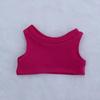 High Neck Sleeveless T-shirt for 10cm-20cm Dolls - Versatile Cotton Plush Fabric