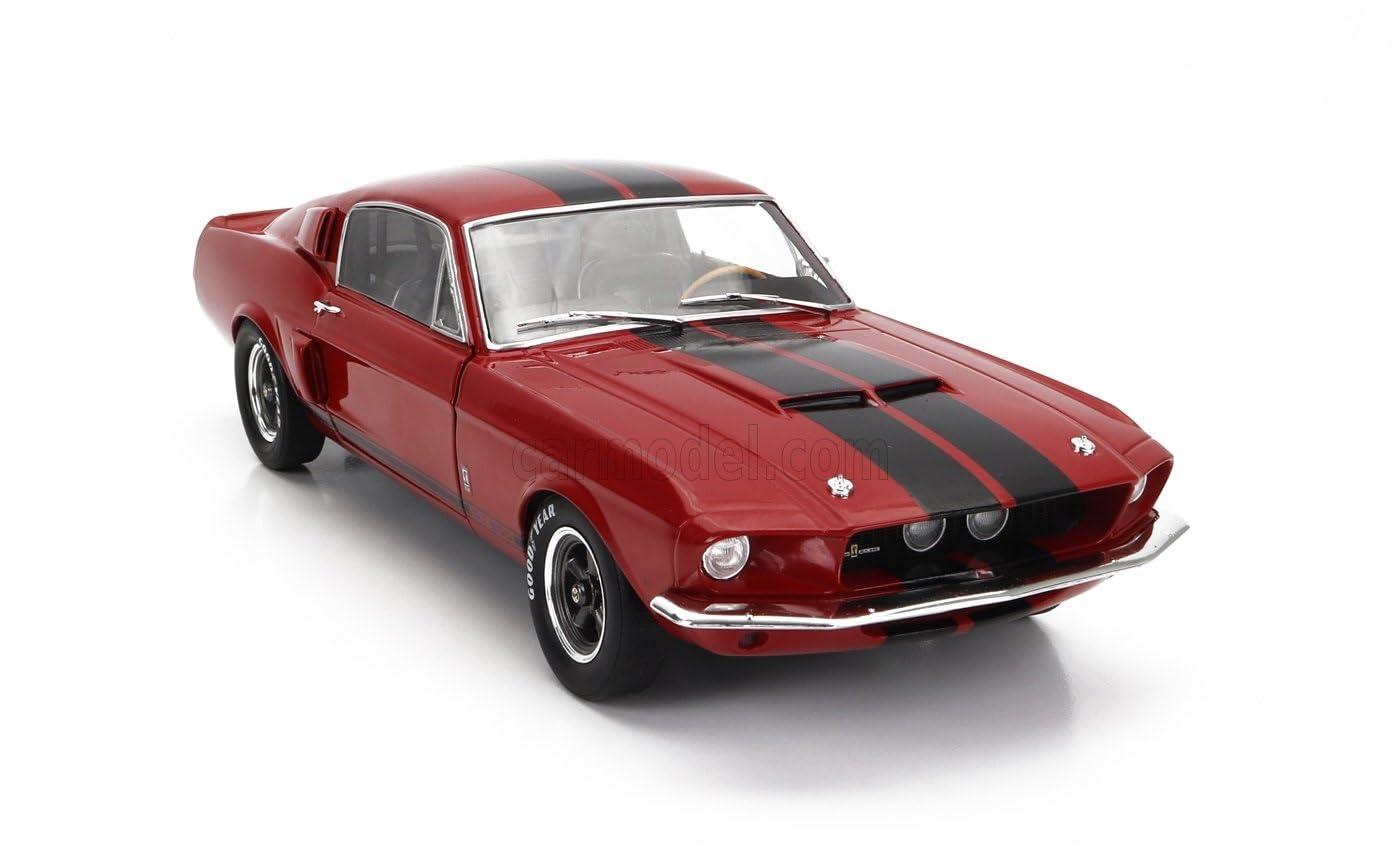 

Solid American car Ford Mustang minicar MUSTANG SHELBY GT500 COUPE 1967 1/18 (Red) [Item]