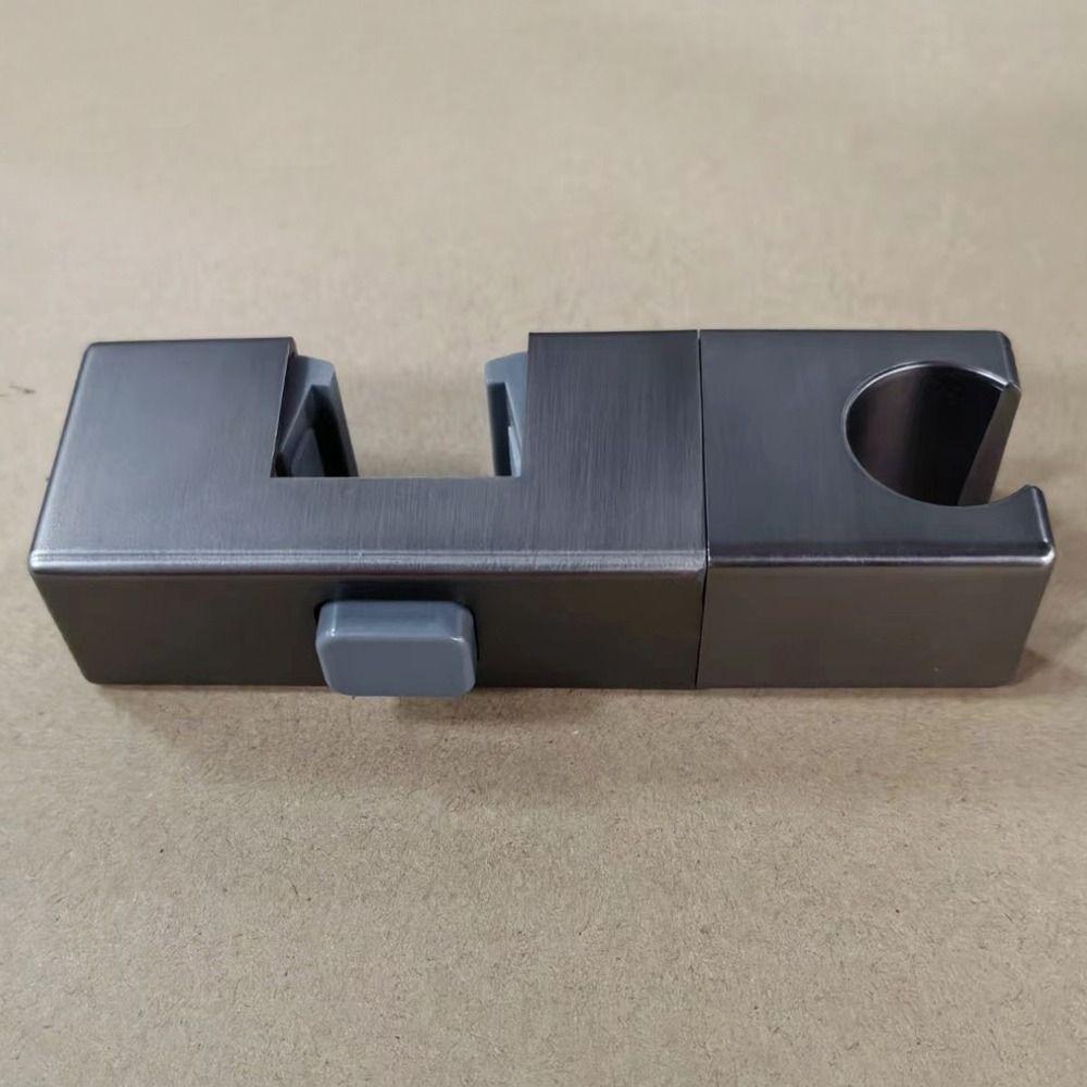 Otočná Koupelnová Posuvná Tyč Police Obdélníková Trubka Sprcha Pevná Základna Kování Koupelnové Doplňky