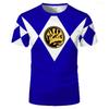 2026 Summer Kids Men's and Kids  Women's Autumn New Mighty Morphin Multi Color Ranger  Christmas Christmas Party Pullovers