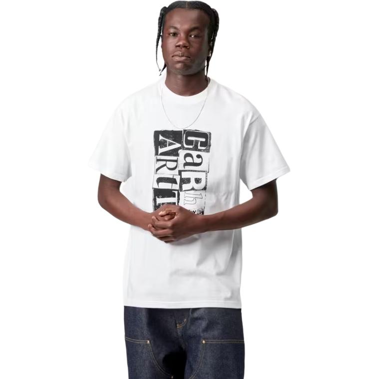 Carhartt WIP FW25 S/S Moving Letterpress T-Shirt Men T-Shirts I035998-02-XX