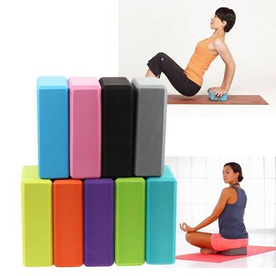 Non-Slip Gym Foam Brick EVA Pilates Bricks New Yoga Blocks  Home Fitness Equipment