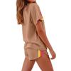 Fashionable Women's Minimalist With Contrasting Colors, Fashionable Casual Suit For Women