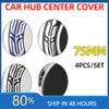 Adesivo per Auto 4pz 75mm Coprimozzo Centrale Ruota Auto Badge Copertura Per Mercedes Benz A C GLC GLA W205 W204 W203 W212 W211 W213 W210 W164