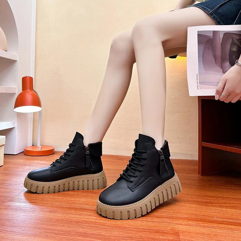 Fashion New Exquisite Women's Sneakers High Top Fashion Trend Casual Board Shoes Comfortable and Lightweight Sports Running Shoes