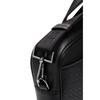 Boss Monogram Panel Document Case Black Su25