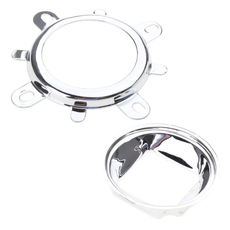 LED Lens Optical Glass 50mm Reflector Collimator Houseing Fixed Bracket for 20W 30W 50W 100W High Power COB Chip