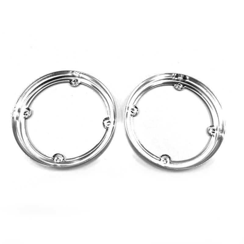 Precise Chrome Rear Tour-Pak Speaker Trim Accessories Parts Kit For Electra Street Glide Classic FLHTC