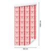 Coral and red bows wallpaper for living room and bedroom 50x1000