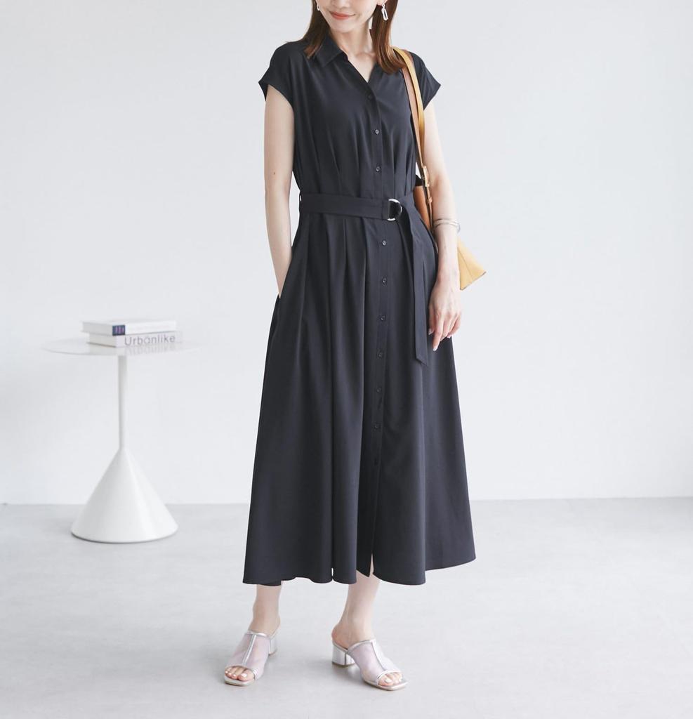 ROPE PICNIC Waist Tuck Check Assorted Dress GDE55050 Conmain 38 Women's (40)