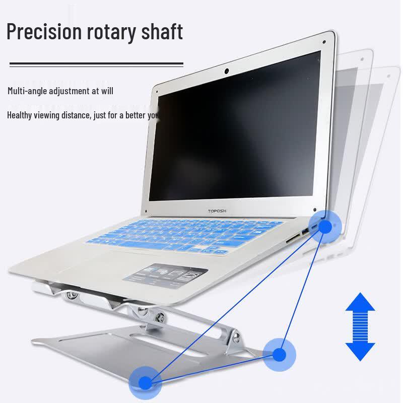 OLOEY Faltbarer Schreibtisch-Aluminium-Laptop- & Tablet-Ständer