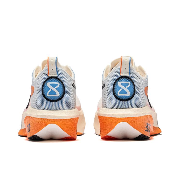Erke Zhi Jing 3.0 Competizione di Test Ammortizzazione degli Urti Traspiranti Rimbalzo Scarpe da Corsa Marathon Basse Sneaker da Uomo Swan 11125103235-005